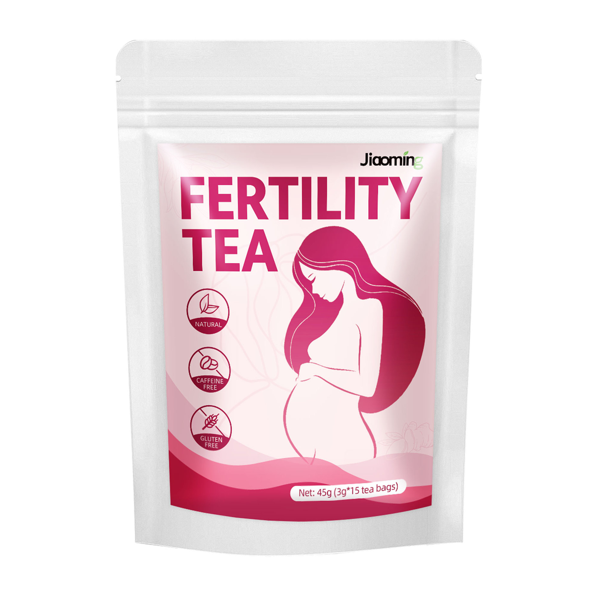 天然无咖啡因生育茶 草本茶包 用于生殖健康
